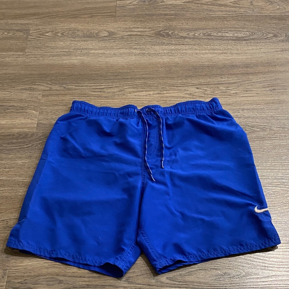 Nike Blue Swim Trunks